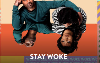 theatre flyer for stay woke